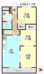 ネクスト倉田 東館【3階】の間取り