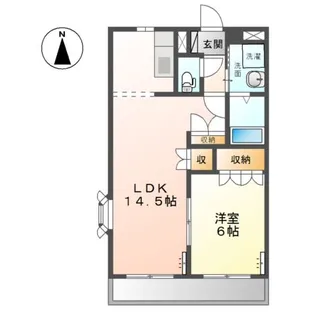 フェアリー壱の口C【2階】の間取り