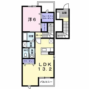 ハウディ【2階】の間取り