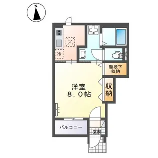 リアン【1階】の間取り