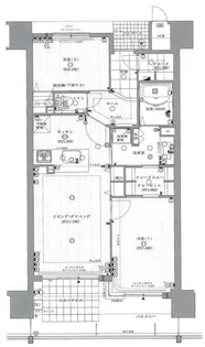 ロイヤルガーデン大供壱番館【9階】の間取り