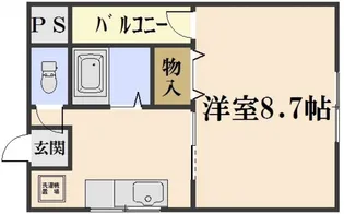 メゾン稲田【3階】の間取り