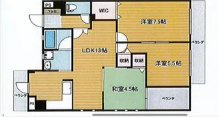 ラ・クール庭瀬【3階】の間取り