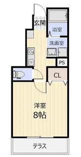 Arpeggio西棟【1階】の間取り