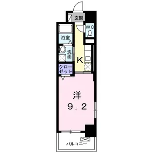 オンフォレスト芳泉【2階】の間取り