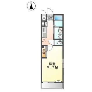 ハイツ T and T【2階】の間取り