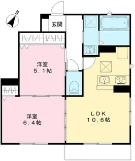 ユアメゾン一宮N【101号室】の間取り