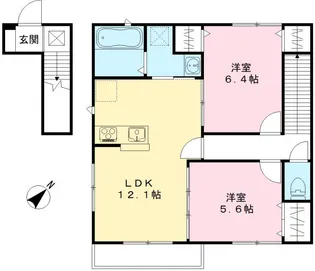 ユアメゾン一宮N【202号室】の間取り