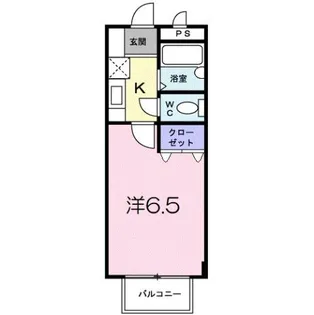 サンフラワー青江【2階】の間取り