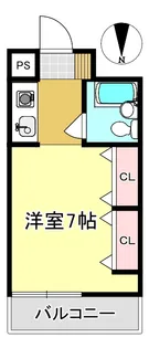 センチュリーせいき【4階】の間取り