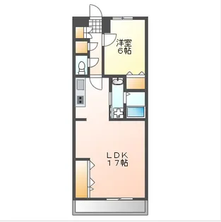 コニファープラザ新福 【7階】の間取り