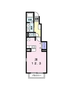 セレーノふくい 弐番館【1階】の間取り