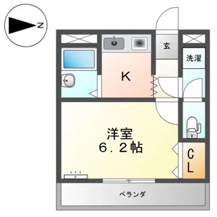 メゾンあさひ【1階】の間取り