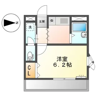 メゾンあさひ【2階】の間取り