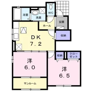 リアン 3【1階】の間取り