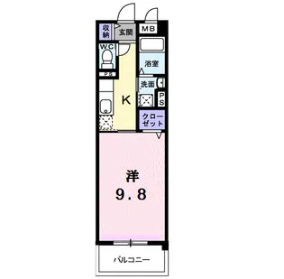 サン・フィールド【3階】の間取り