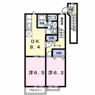 Rプリミエール2【2階】の間取り