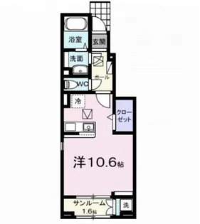 ルフレ Ⅰ【1階】の間取り
