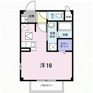 セントポーリア【1階】の間取り