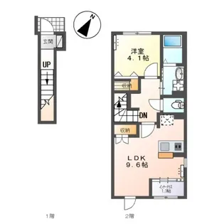 ココティエ【2階】の間取り