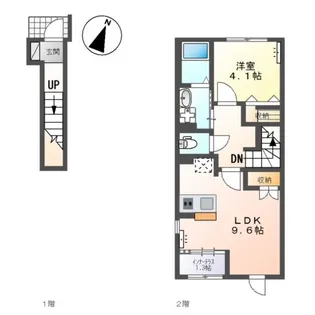 ココティエ【2階】の間取り