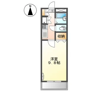 エトワールハイツ【1階】の間取り