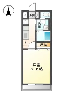 シェルルききょう【2階】の間取り
