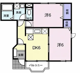 ブライトノース【1階】の間取り