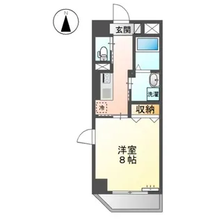 グラン ソート 柳町【8階】の間取り