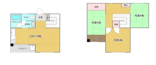 シャトー野田屋町【3階】の間取り