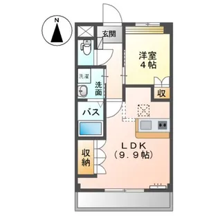 オータムめぐみⅡ【1階】の間取り