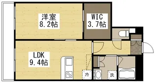 スカイヒルズ【2階】の間取り