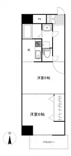 春日トーケンレジデンス【5階】の間取り