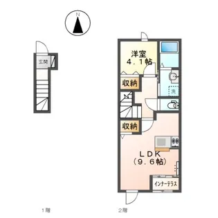 Shinogoze House【2階】の間取り