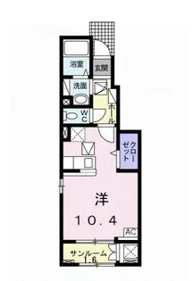 エルヴィータ・セーイB【1階】の間取り