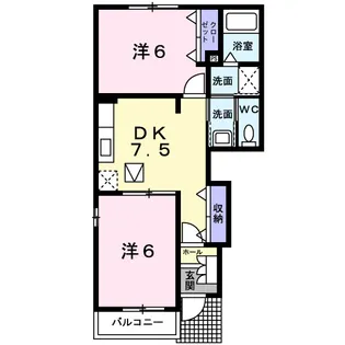 アルモニー【1階】の間取り