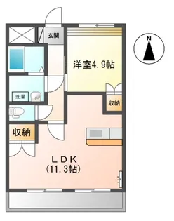 エルガーデン白石【1階】の間取り