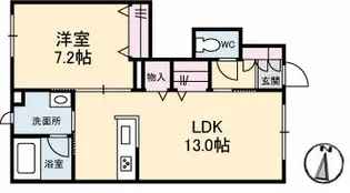 メイユール【1階】の間取り