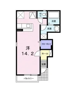 フォレストヒルズ【1階】の間取り