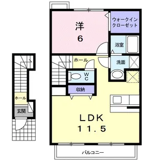 フォレストヒルズ【2階】の間取り