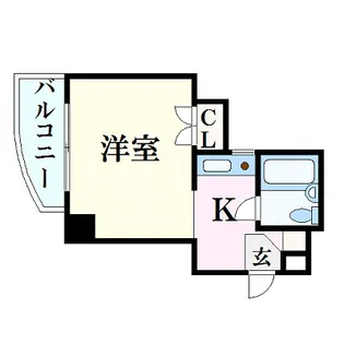 アルファ京町【5階】の間取り