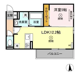 クラヴィエ【3階】の間取り