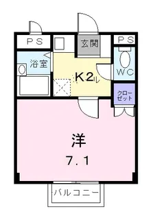 オーキッドテラス平井【1階】の間取り