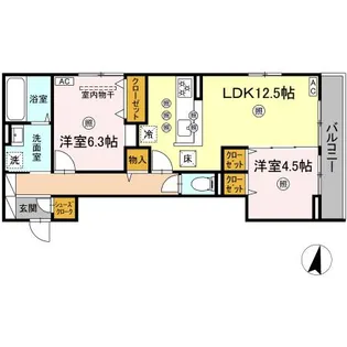 ESPELIA【1階】の間取り