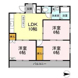 大森サンハイム【2階】の間取り