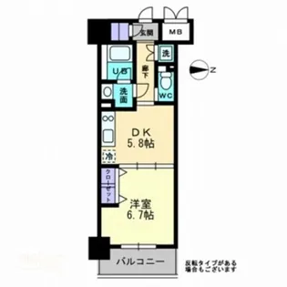 アルファレガロ西古松【2階】の間取り