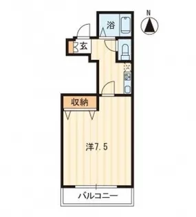 プティ・ハイム本町【4階】の間取り