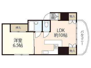 エイトバレー54【5階】の間取り