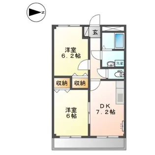 ドリームハウス【2階】の間取り