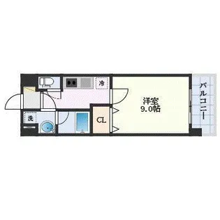 八番町ビルディング【4階】の間取り